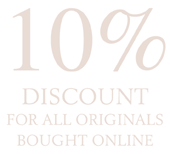 10% Discount for all originals bought online